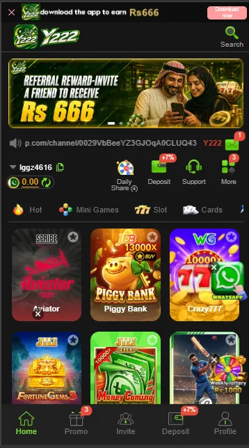 Y222 Game Interface