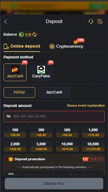 718SP Game Deposit
