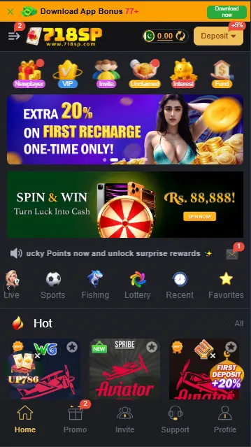 718SP Game Interface