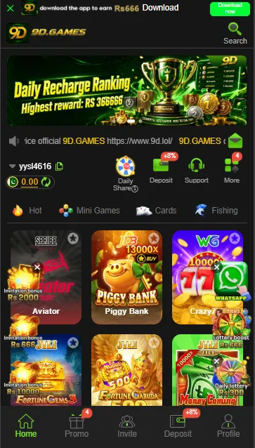 9D Game Interface